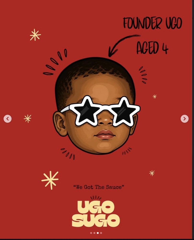 Founder Ugo, aged 4 — the boy on the bottle